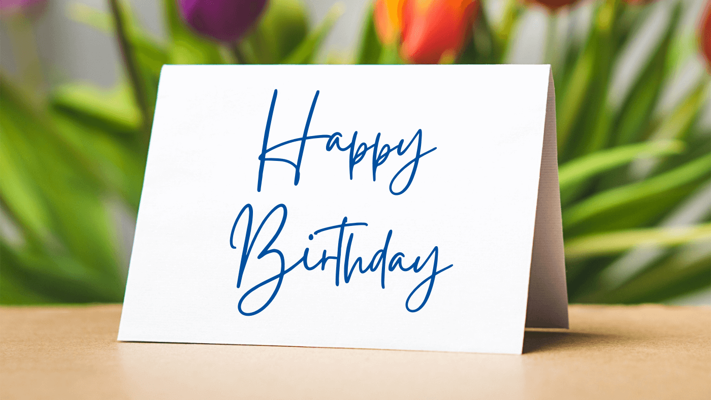 Geburtstagskarte